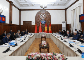 Chinese, Kyrgyz FMs Hold First Strategic Dialogue in Bishkek