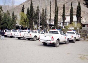 G-B receives 25 vehicles from Chinese govt for CPEC