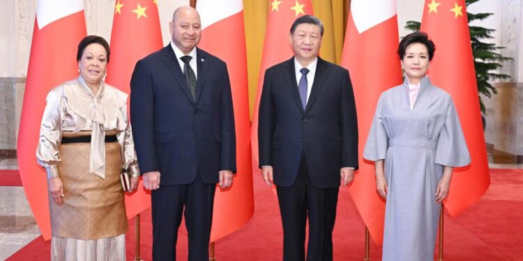 Xi meets Tonga’s king, calls for closer development cooperation
