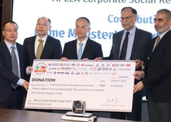 Over Rs. 400 million was contributed by APCEA for flood victims in Pakistan