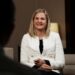 International Olympic Committee President Kirsty Coventry speaks to Xinhua in Beijing on Nov. 12, 2025. (Xinhua/Xiao Yazhuo)