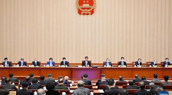 China’s top legislature concludes standing committee session