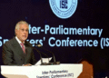DPM Ishaq Dar addresses Inter-Parliamentary Speakers’ Conference in Islamabad