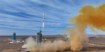 China Launches Three New Satellites into Space