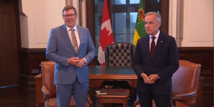 Saskatchewan Premier says he is pleased to join PM Carney on China visit: report