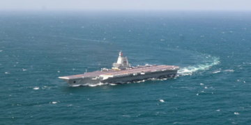 Defense Ministry confirms aircraft carrier Fujian’s northward transit through Taiwan Straits, says sea trials progressing smoothly