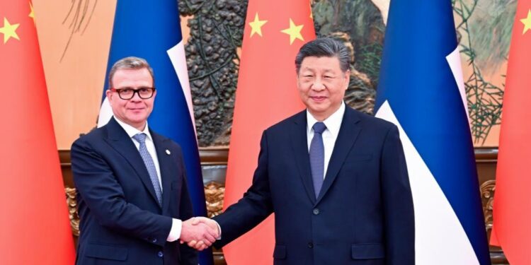 Xi Pledges China–Finland Cooperation to Defend UN-Centered Global Order