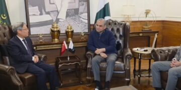 Federal Interior Minister Mohsin Naqvi holds an important meeting with Chinese Ambassador Jiang Zaidong