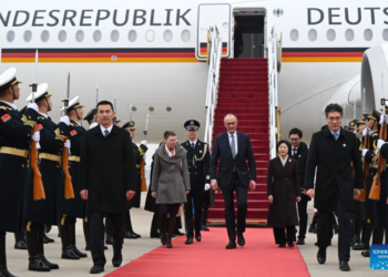 German Chancellor Friedrich Merz arrives in Beijing for official visit