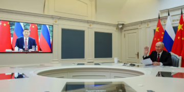 China’s Xi and Russia’s Putin reinforce ties in video call