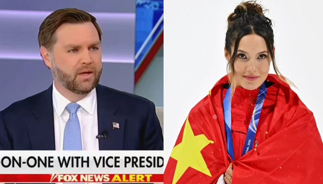 Vance’s remarks on Eileen Gu’s decision to compete for China in Olympics draw attention, fuel controversy on both US, Chinese internet