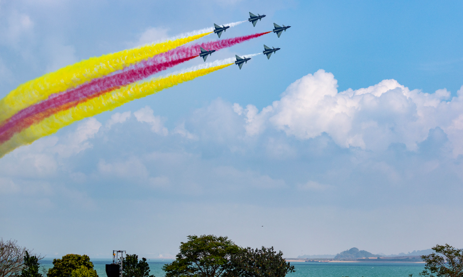 J-10 fighter jets’ overseas airshow and joint drills showcase PLA Air Force’s progress toward strategic force: Chinese expert