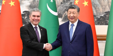 Xi calls for strengthening cooperation with Turkmenistan in natural gas, trade, non-resource fields