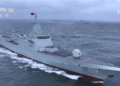 China’s Type 055 destroyers Hull 109, 110 make debut in official media report