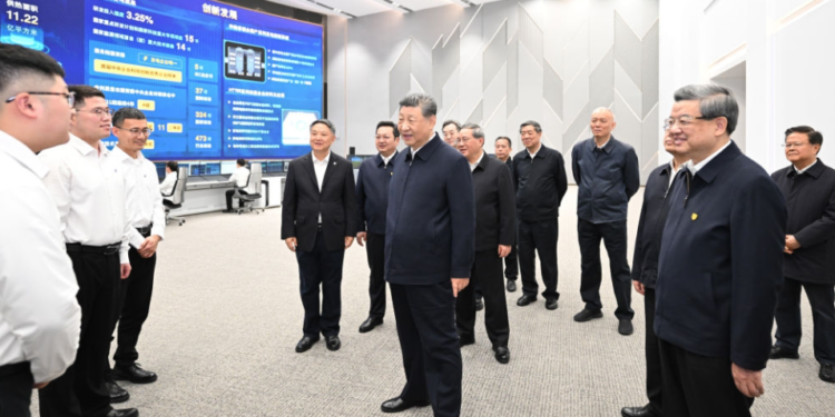 Xi inspects Xiong’an New Area in North China’s Hebei province