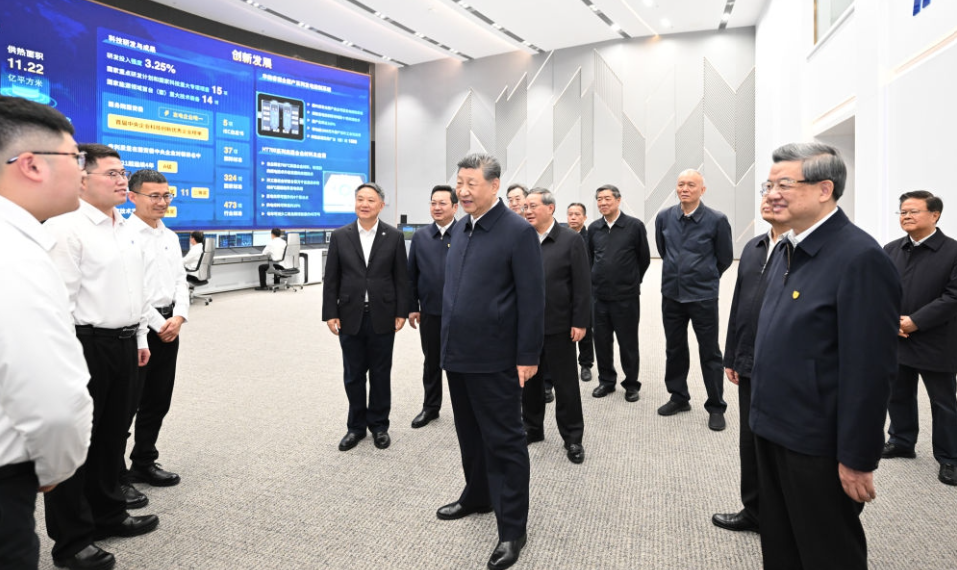 Xi inspects Xiong’an New Area in North China’s Hebei province