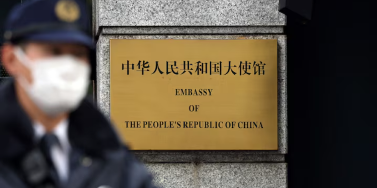 China complains to Japan about Tokyo embassy break-in