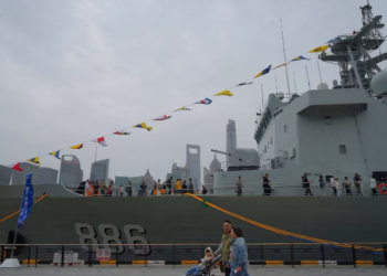 ‘Feel deeply gratified and proud’: People in Shanghai participate in open-ship events marking PLA Navy’s 77th anniversary