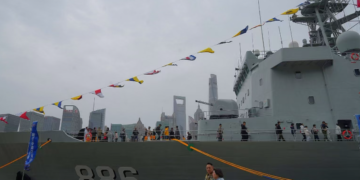 ‘Feel deeply gratified and proud’: People in Shanghai participate in open-ship events marking PLA Navy’s 77th anniversary