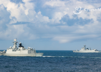 PLA Southern Theater Command conducts combat-readiness patrols in territorial waters and airspace of China’s Huangyan Dao and surrounding areas