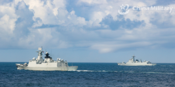 PLA Southern Theater Command conducts combat-readiness patrols in territorial waters and airspace of China’s Huangyan Dao and surrounding areas