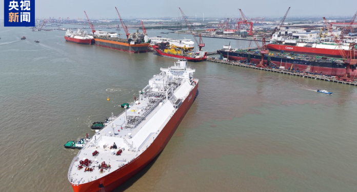 China Delivers Largest Domestically Built LNG Carrier
