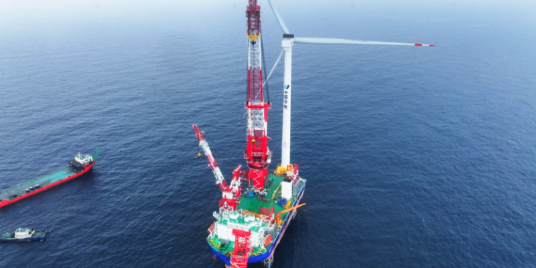 China Begins Turbine Installation at Its Most Distant Offshore Wind Project