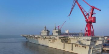 China’s first Type 076 assault ship Sichuan sails to South China Sea for routine drills