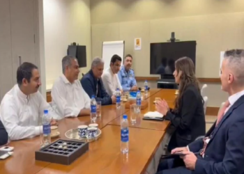 Interior Minister Visits US Embassy, Holds Key Meeting with Ambassador Natalie Baker