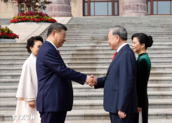 Xi hosts welcome ceremony for Vietnam’s top leader