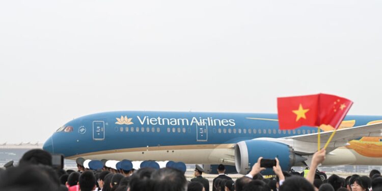 Vietnam’s top leader To Lam arrives in Beijing for state visit; to elevate bilateral strategic alignment to higher level