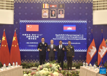 China, Cambodia hold 1st meeting between foreign, defense ministers under “2+2” strategic dialogue mechanism