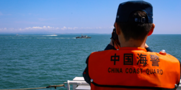 China Coast Guard takes lawful measures against an illegal landing by Philippine crew on Tiexian Jiao