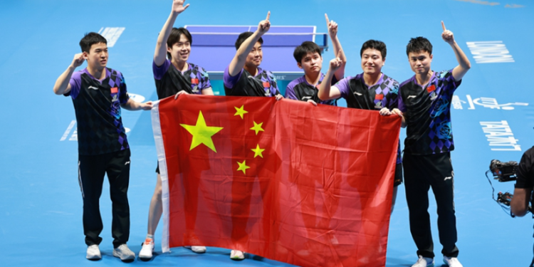 China Defeats Japan to Retain Men’s Team Title at ITTF World Championships
