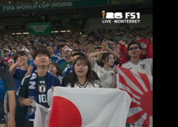 Jun Zhengping says ‘war criminal flag’ prohibited under FIFA rules, World Cup not shrine of militarism over Japanese fans’ display of ‘rising sun’ flag