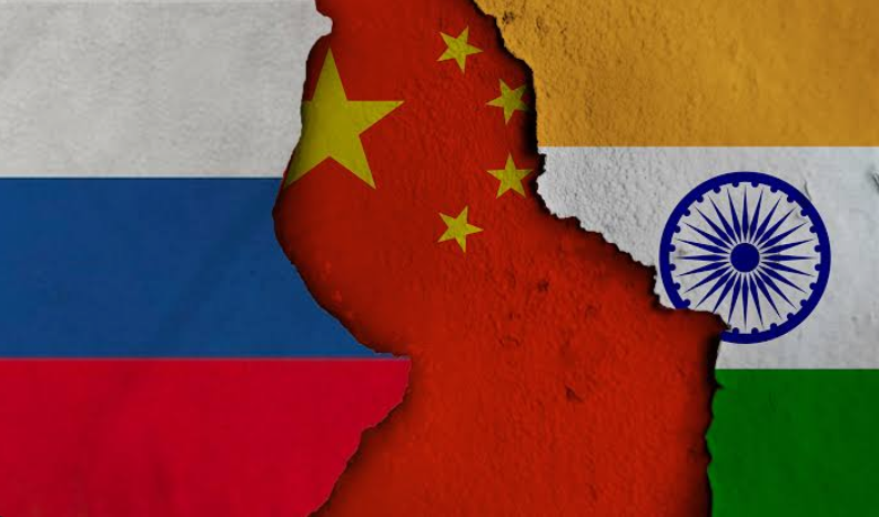 China willing to maintain communication with Russia, India on advancing cooperation: spokesperson
