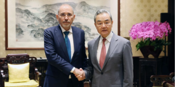 China’s top diplomat meets Jordanian counterpart