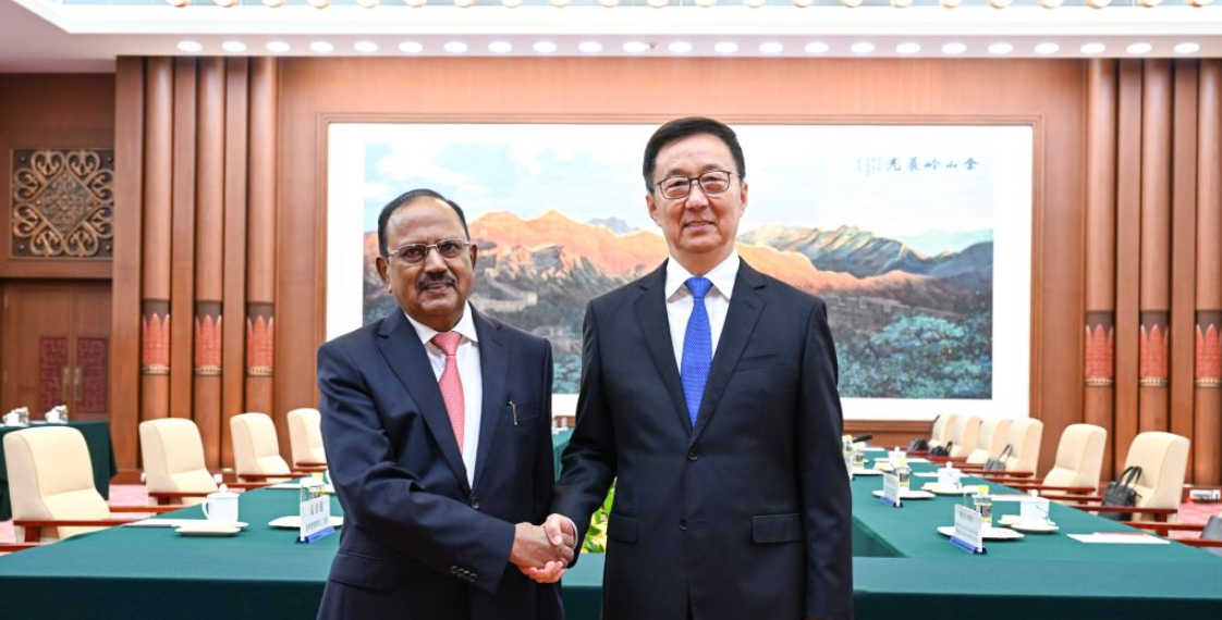 Chinese vice president meets Indian National Security Advisor